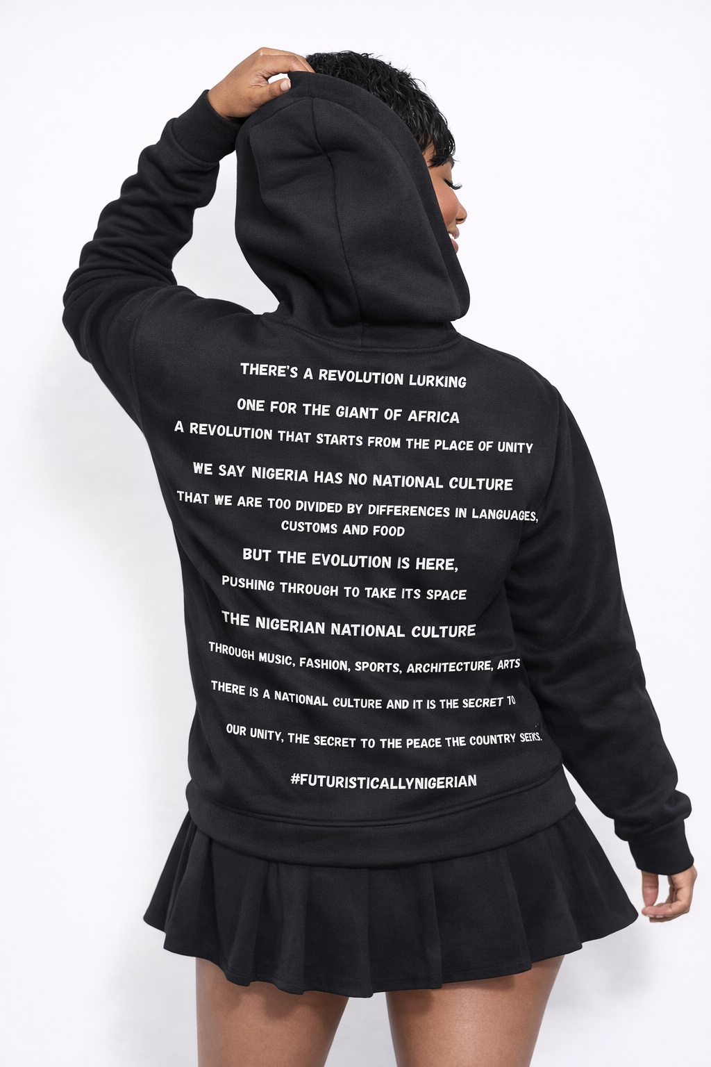 Unisex Aanu Slogan Hoodie