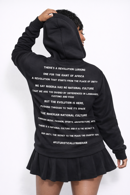 Unisex Aanu Slogan Hoodie
